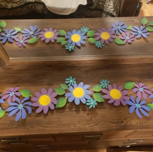 46" x 12" Metal wall decor - Picture 1 of 5